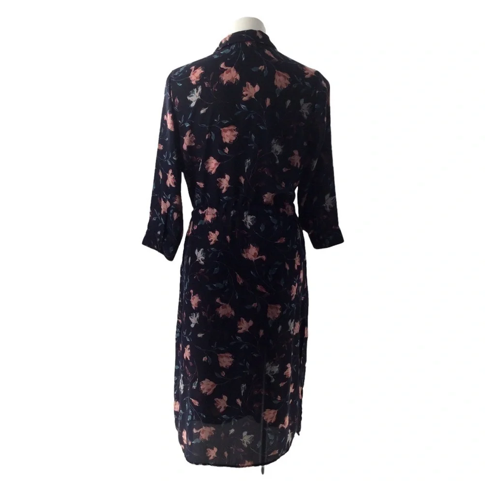 Lulus Women’s‎ Floral Button Down Cinched Waist Midi Dress